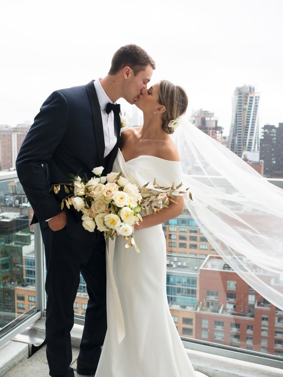 A Romantic New York City Wedding With A City View