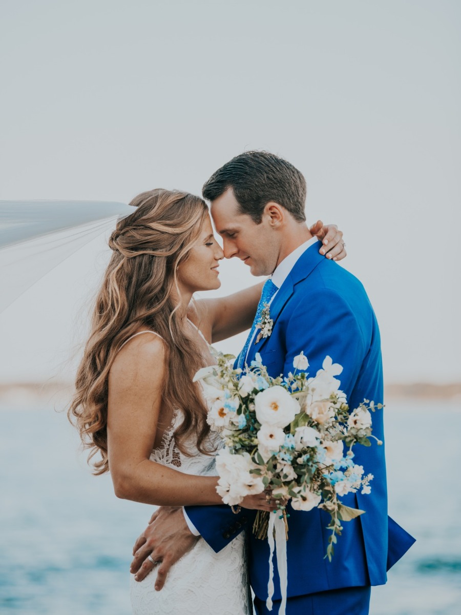 Martha's Vineyard Shades Of Blue Wedding