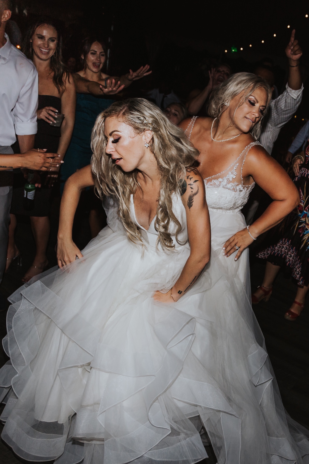Bride wedding dancing