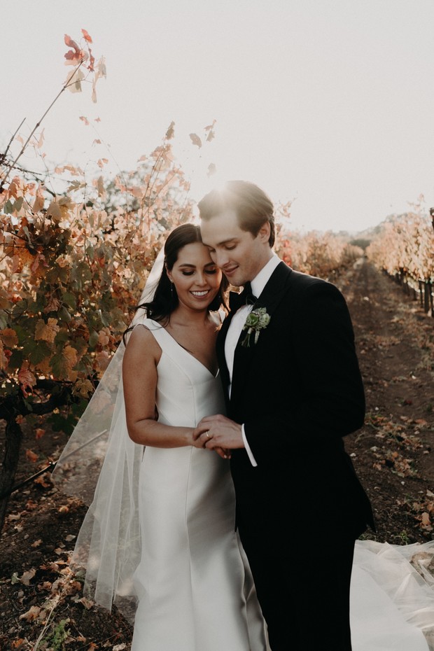 Fall Napa winery wedding