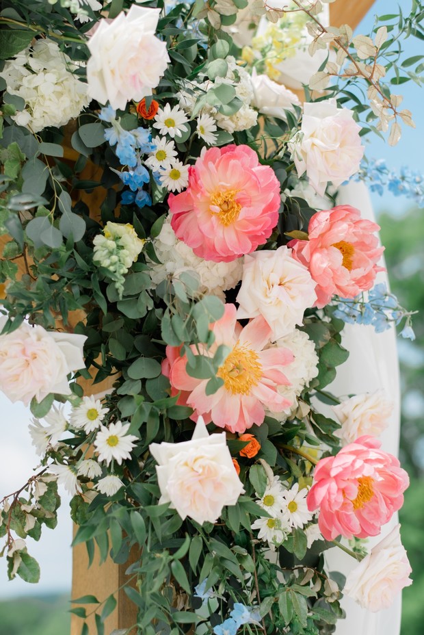 wedding arbor floral decor ideas