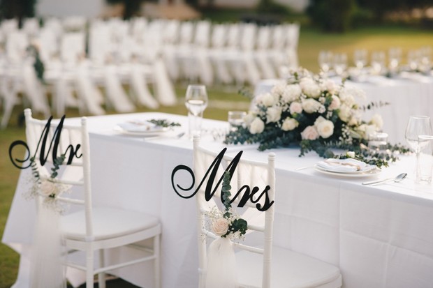 personalized bride and groom chairs
