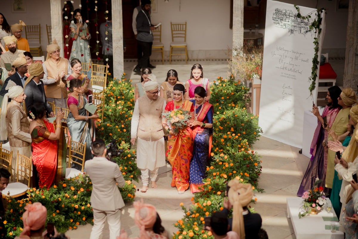 Indian Palace wedding ceremony
