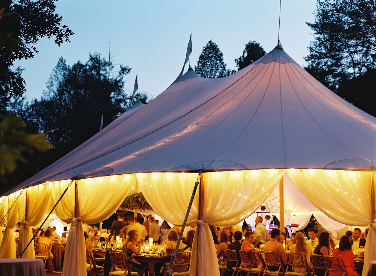 Sperry wedding tent