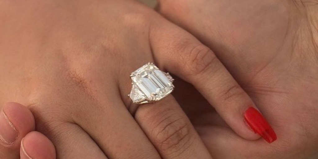 7 To Die For Emerald Cut Diamond Rings Like Demi Lovato’s New Rock