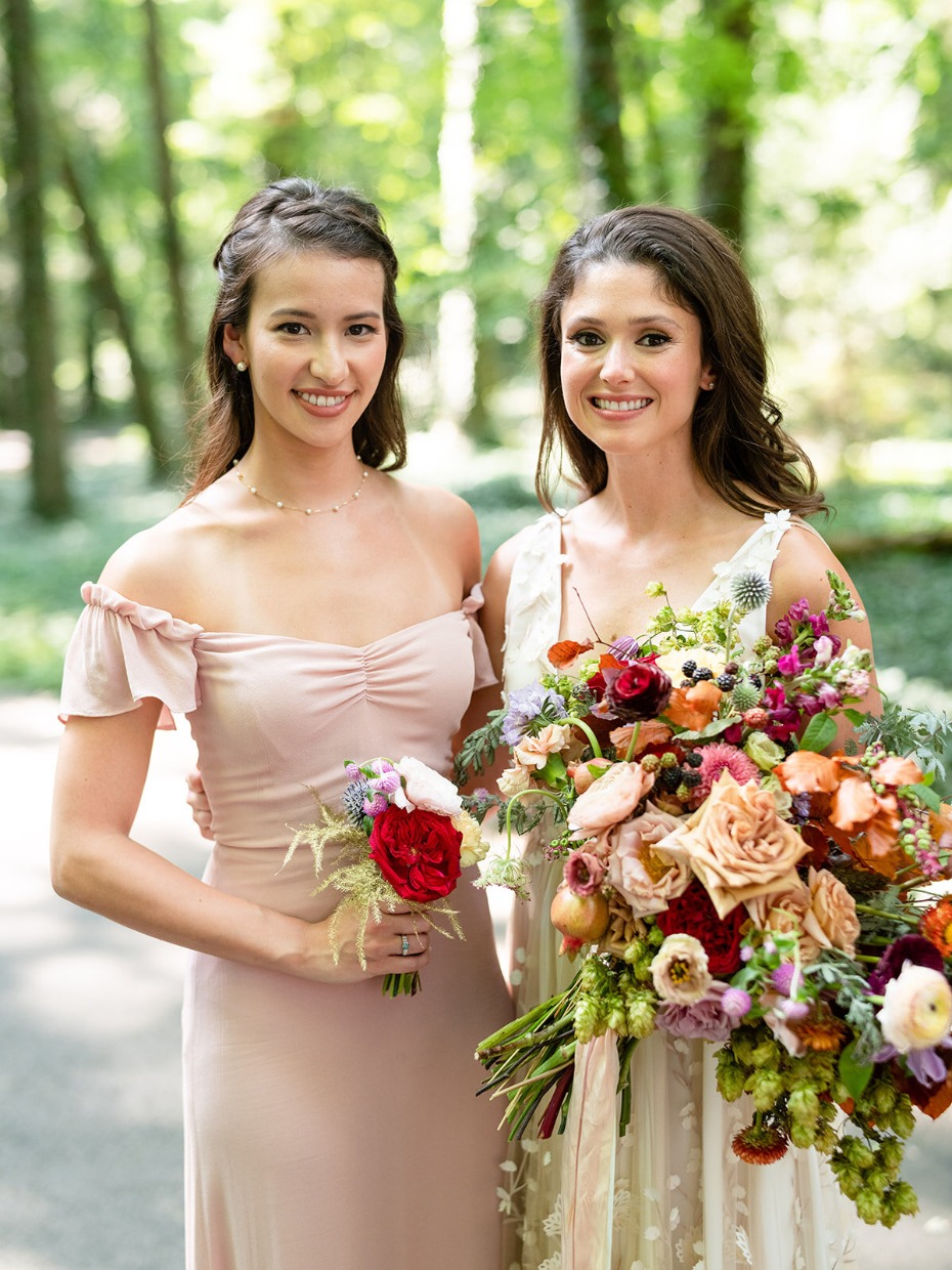 mini bridesmaid bouquets