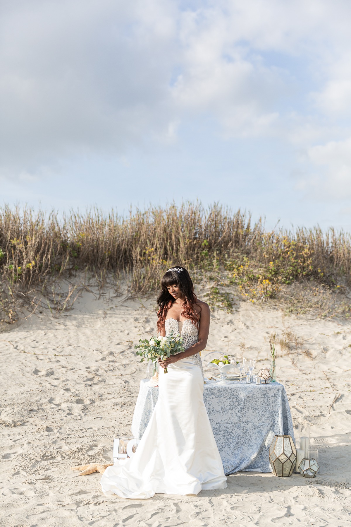 beach bridal looks