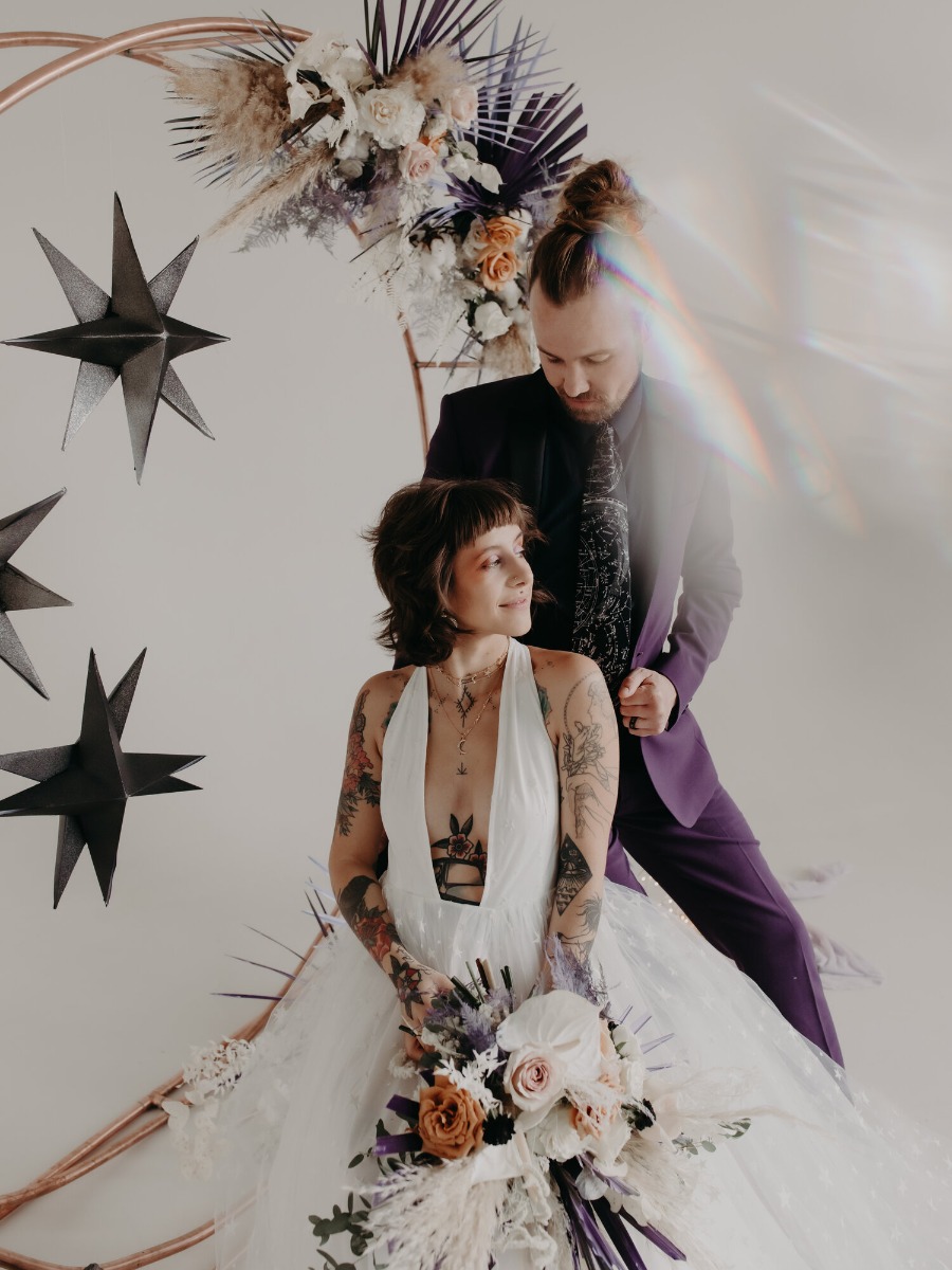 Celestial Rock n' Roll Wedding Ideas at the Realm In Denver, CO