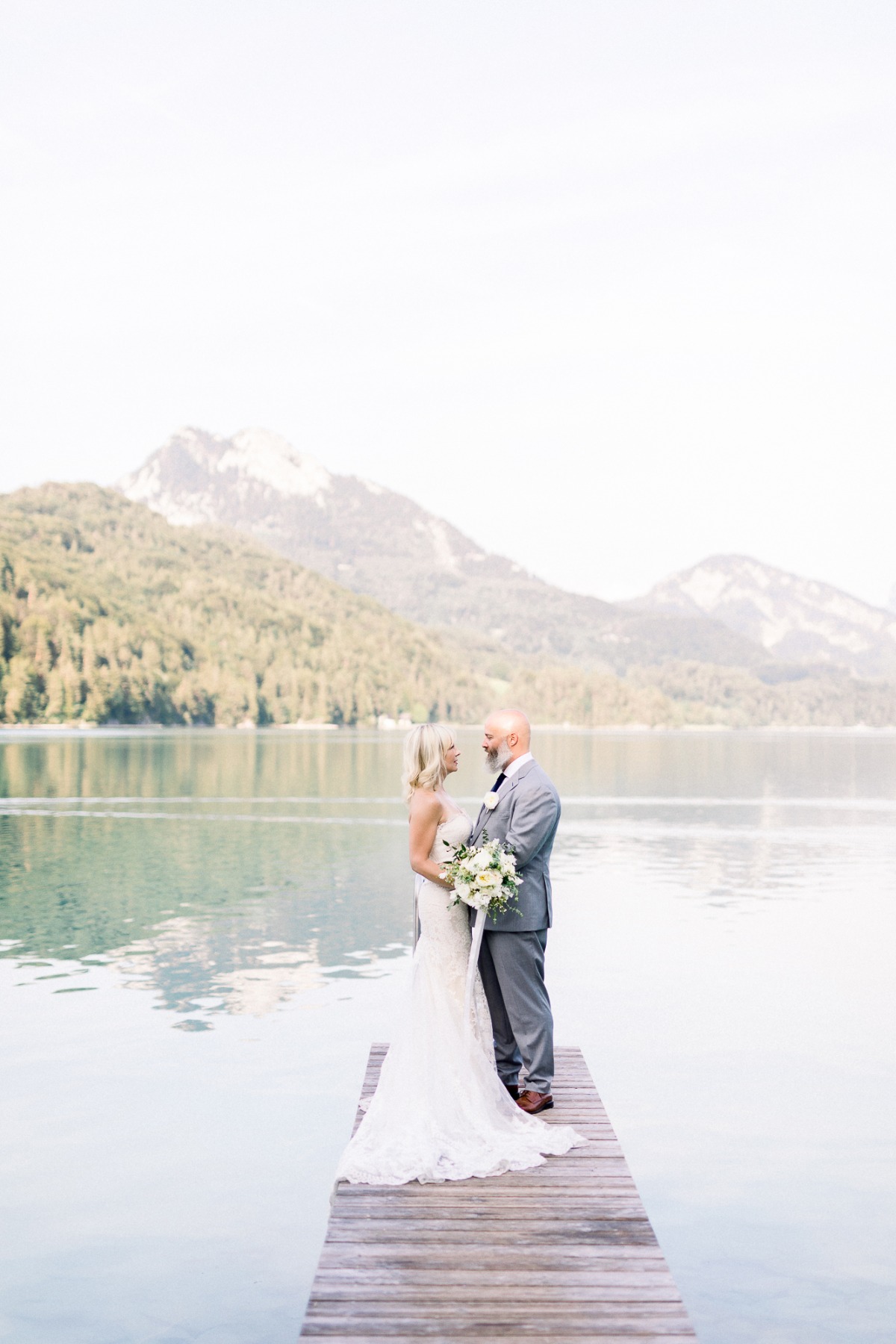 lakeside elopement in Austria