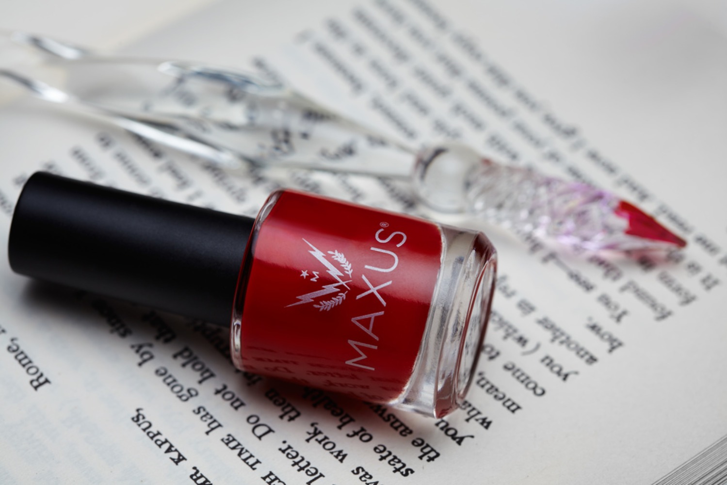 Red Nail Polish from Maxus