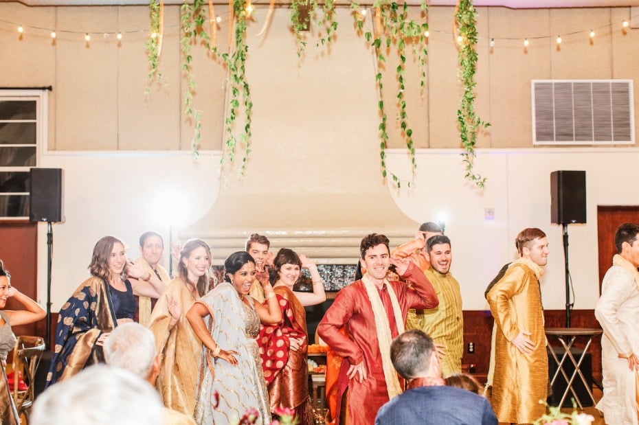 wedding dancing at multicultural wedding