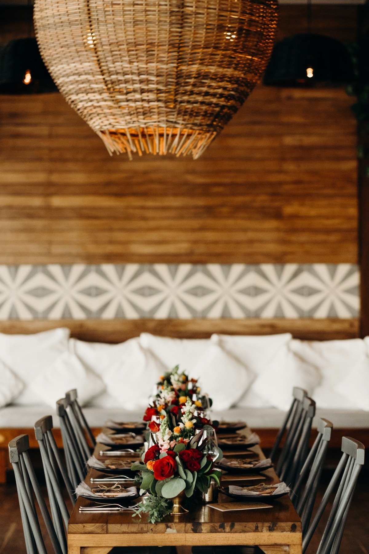 The Real Coconut Restaurant and Spa in Tulum wedding reception