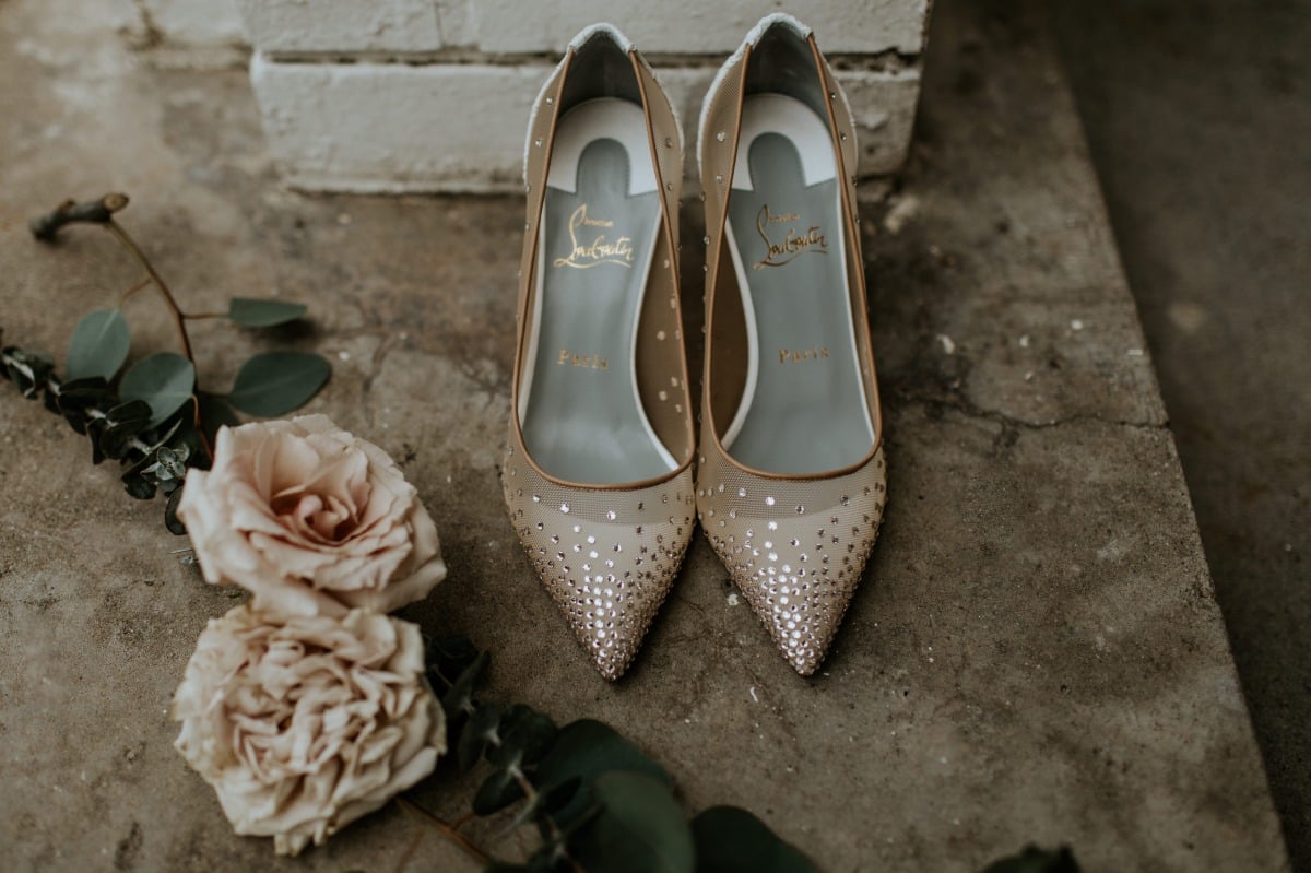 Christian Louboutin wedding shoes