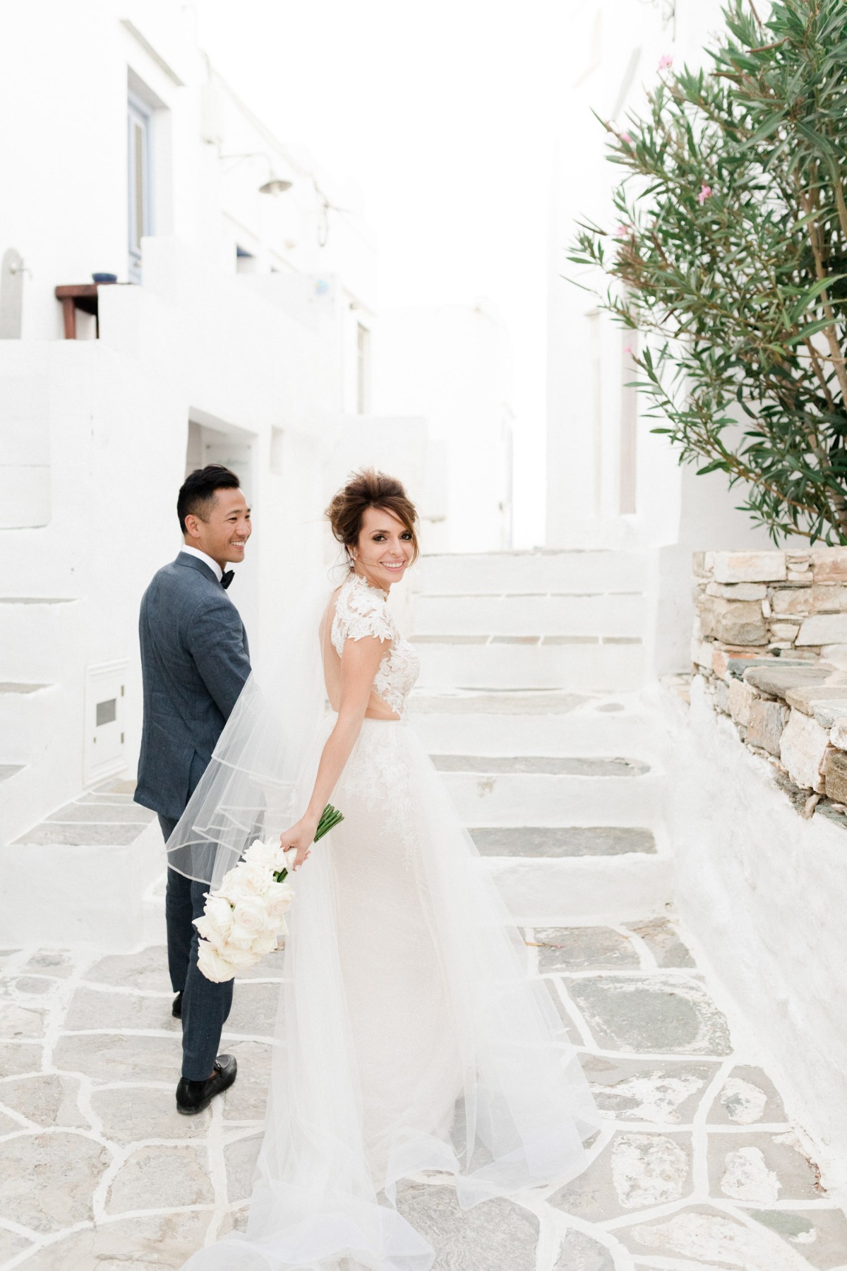 wedding portrait in Sifnos