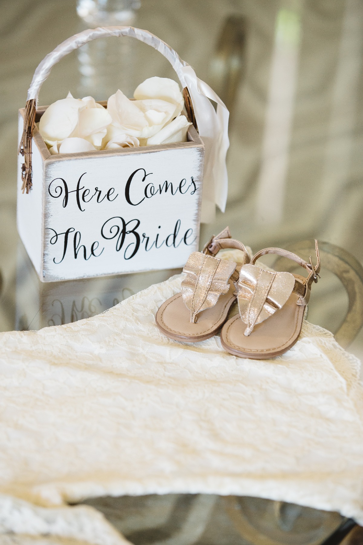 Here comes the bride flower girl outfit