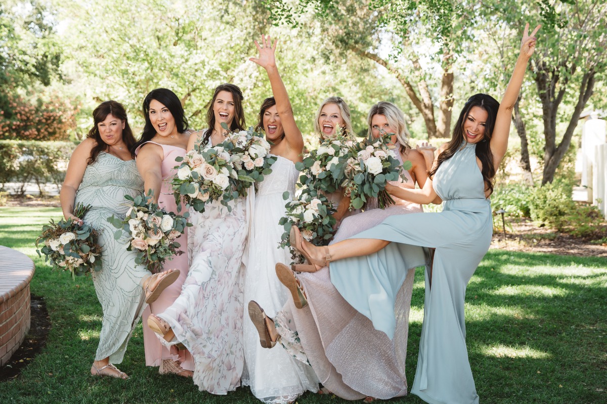 mismatched bridesmaid dresses