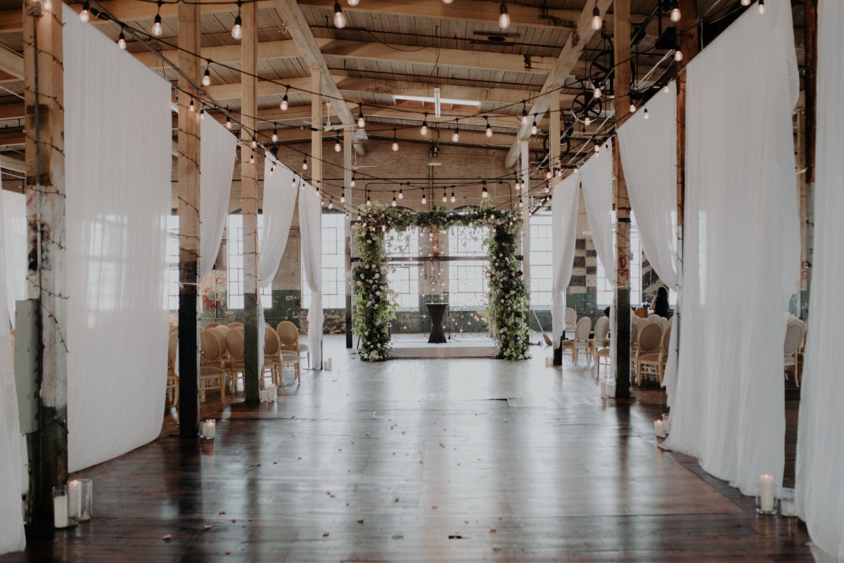 Industrial Chic New Jersey wedding - Art Factory