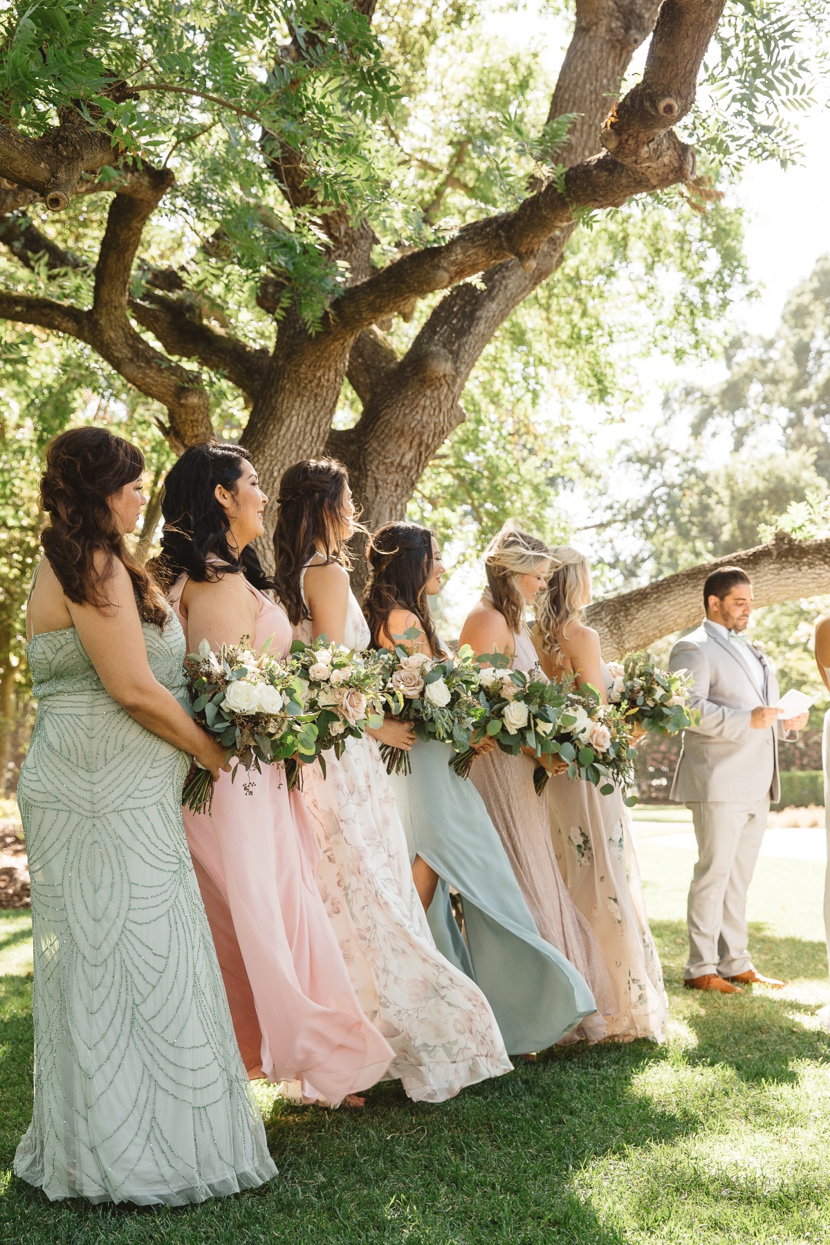 mismatched bridesmaid dresses