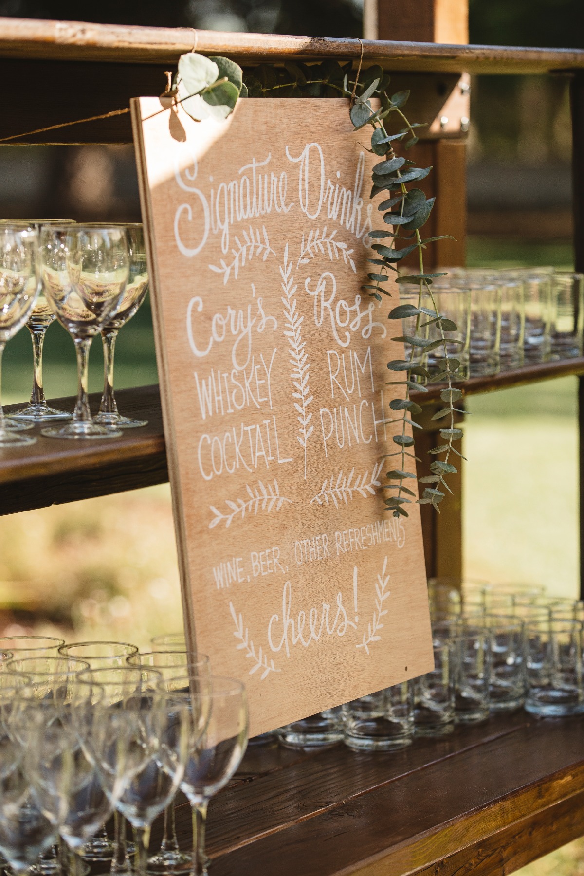 Signature wedding drinks ideas
