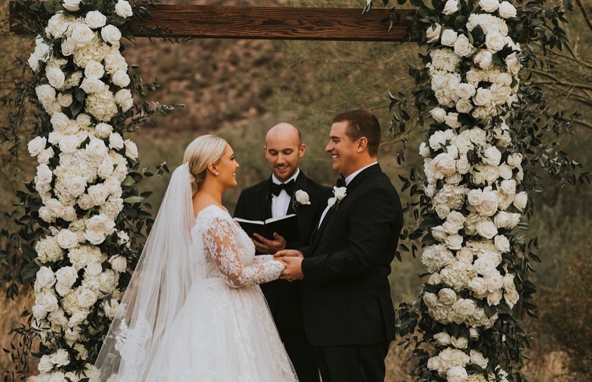 wedding ceremony at the Ritz in Arizona