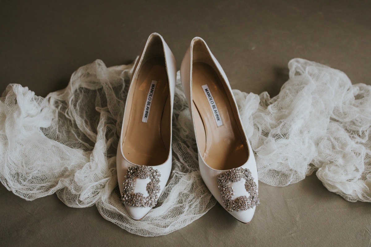 Manolo Blahnik wedding shoes