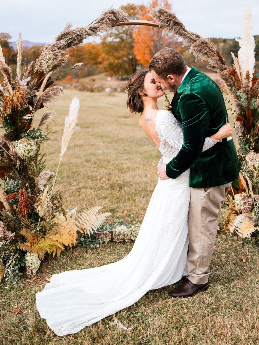 A Fall Vow Renewal at Maine Wedding Venue - Maple Rock Farm