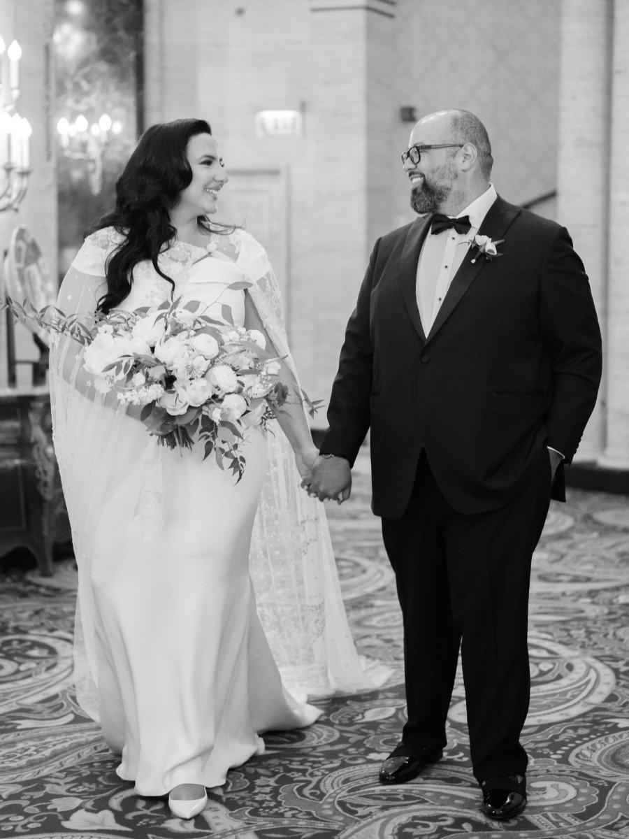 A Glamorous Black Tie Downtown Chicago Wedding