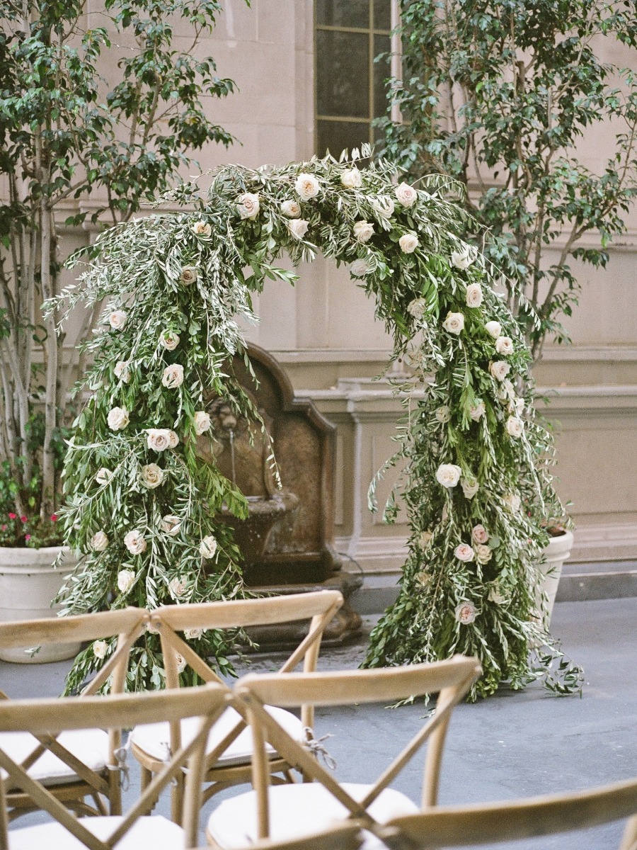 An Intimate Courtyard Wedding at the LA Wedding Venue - Millennium Biltmore