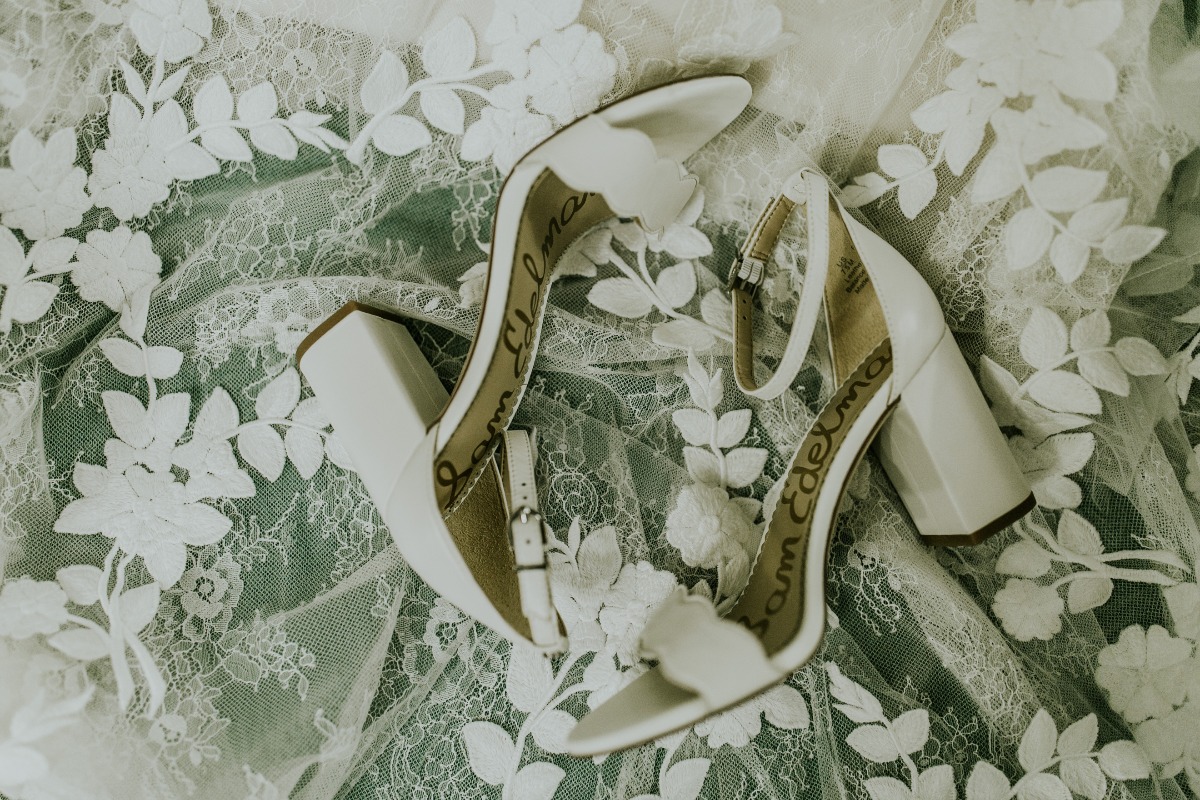 Sam Edlman wedding shoes
