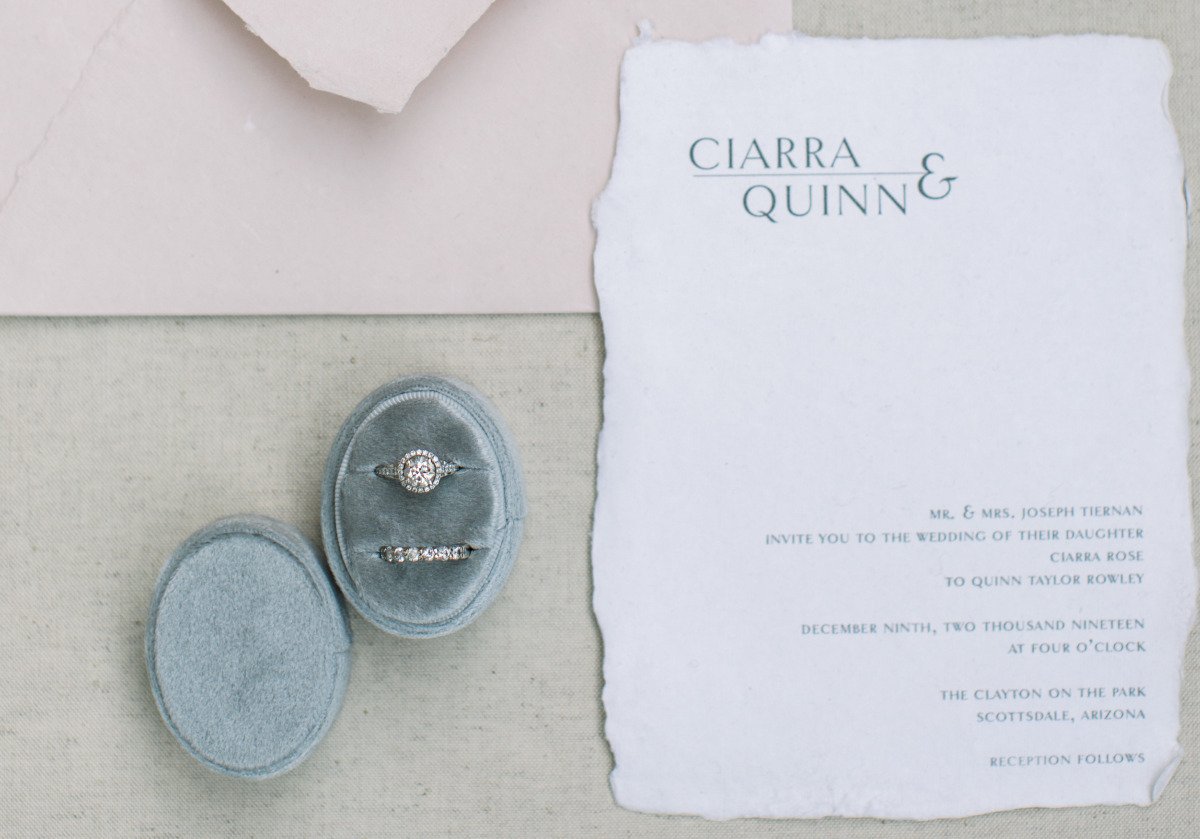 Lauren Yvonne Design wedding invitations