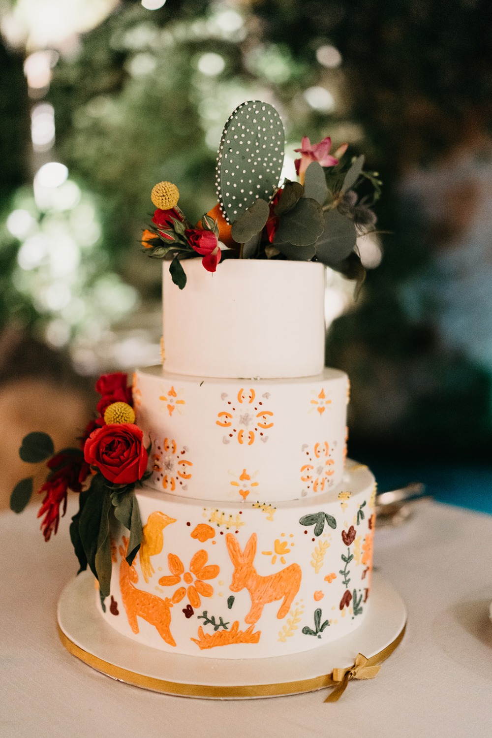 Mexican inspired wedding cake