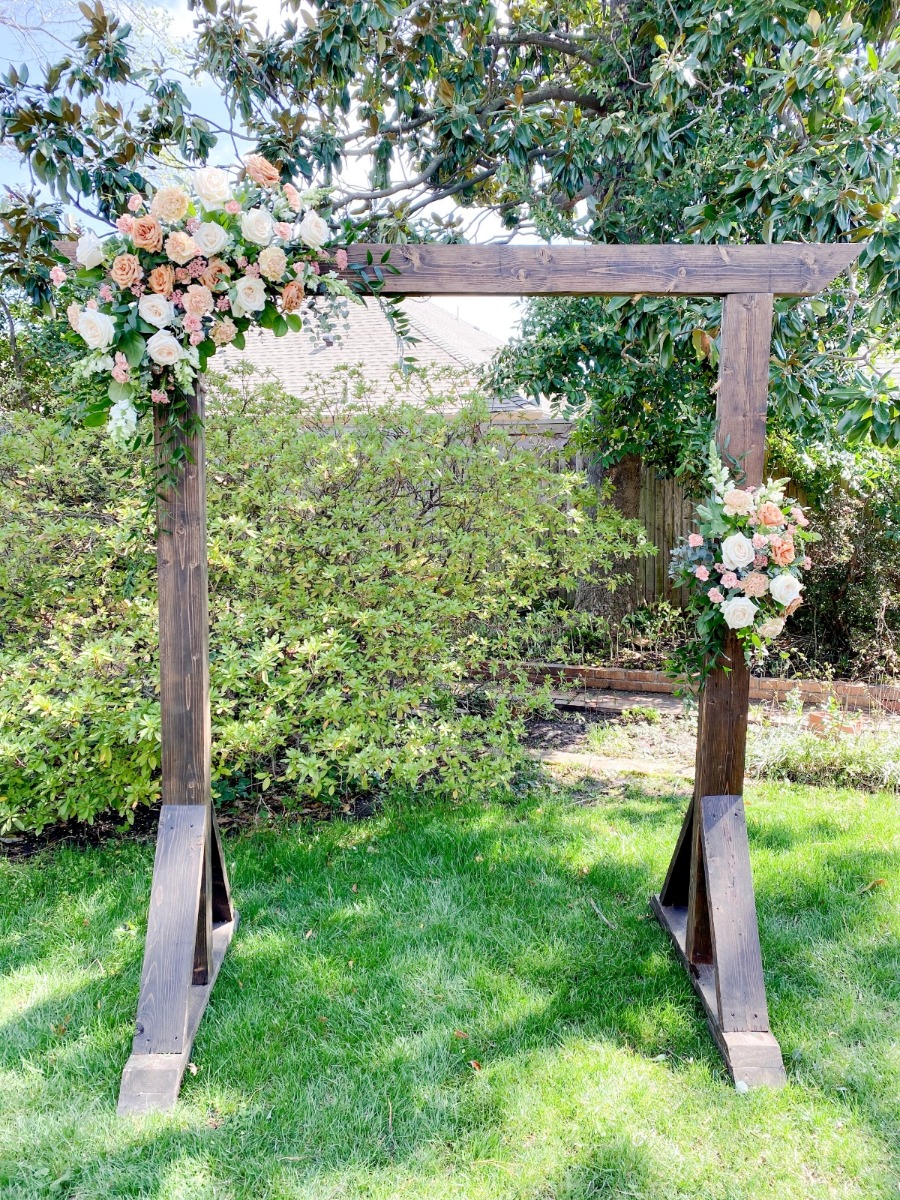 DIY Backyard Arbor by Bloom Culture Flowers