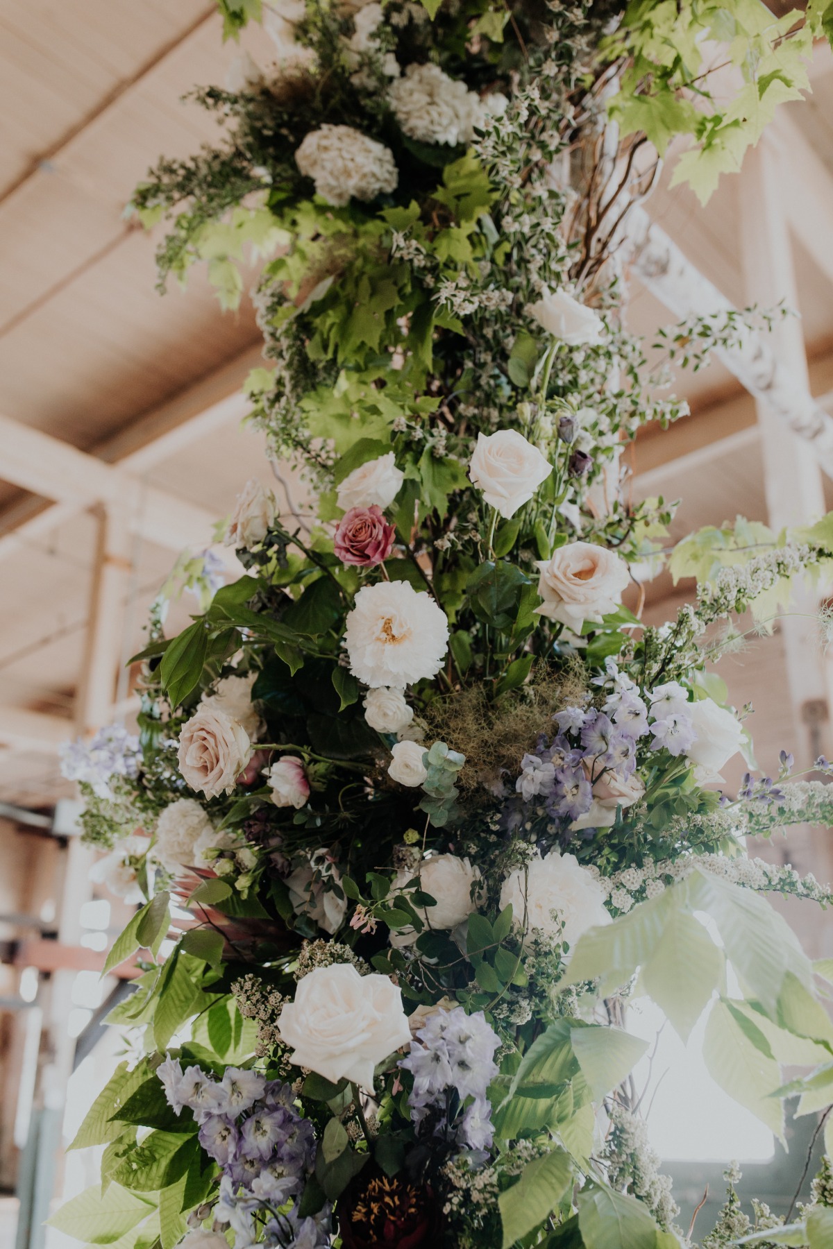 ceremony wedding florals designed by Apotheca Flowers