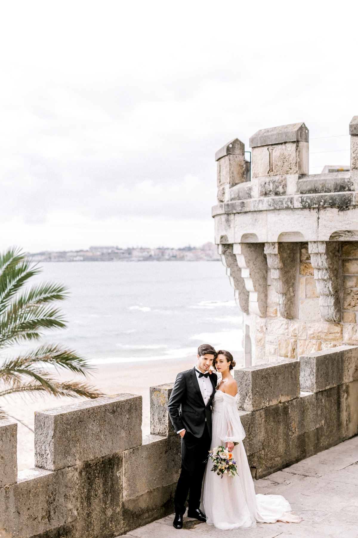 Fairy Tale Castle wedding venue in Portugal on the Ocean