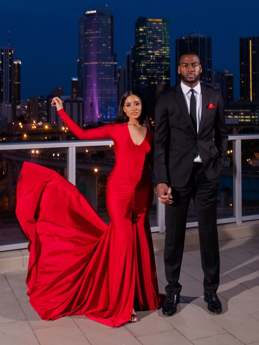 Elyse and NBA Philadelphia 76ers Star Alec Burks' Engagement Photos