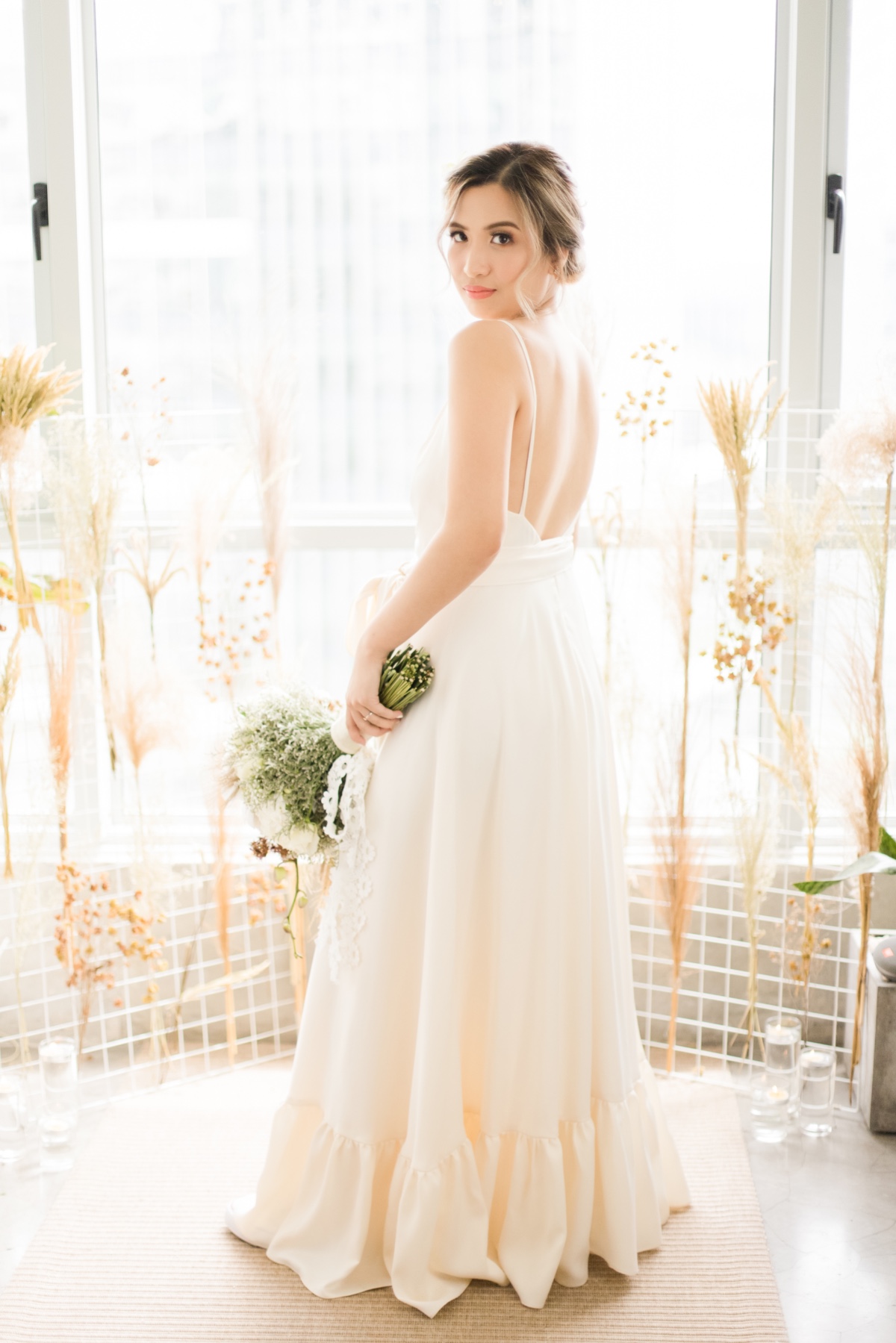 wrap around dress with spaghetti strap wrap around wedding dress