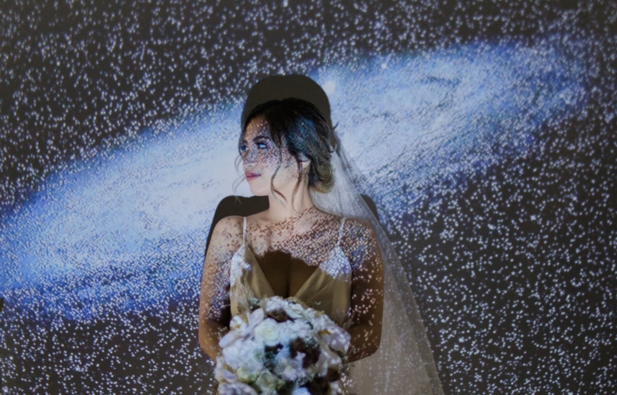space wedding background