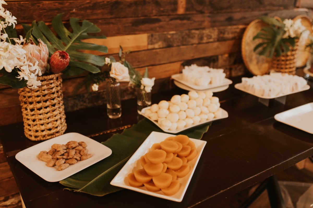 Filipino wedding food