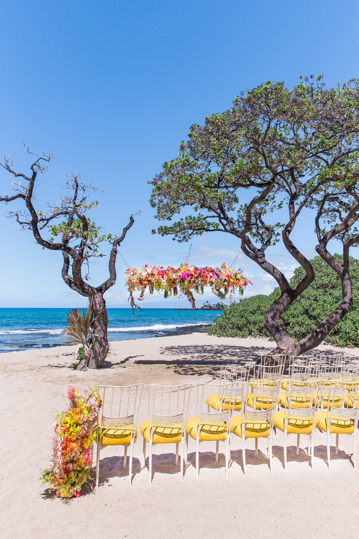 Four Seasons Resort, Hualalai beach wedding ceremony