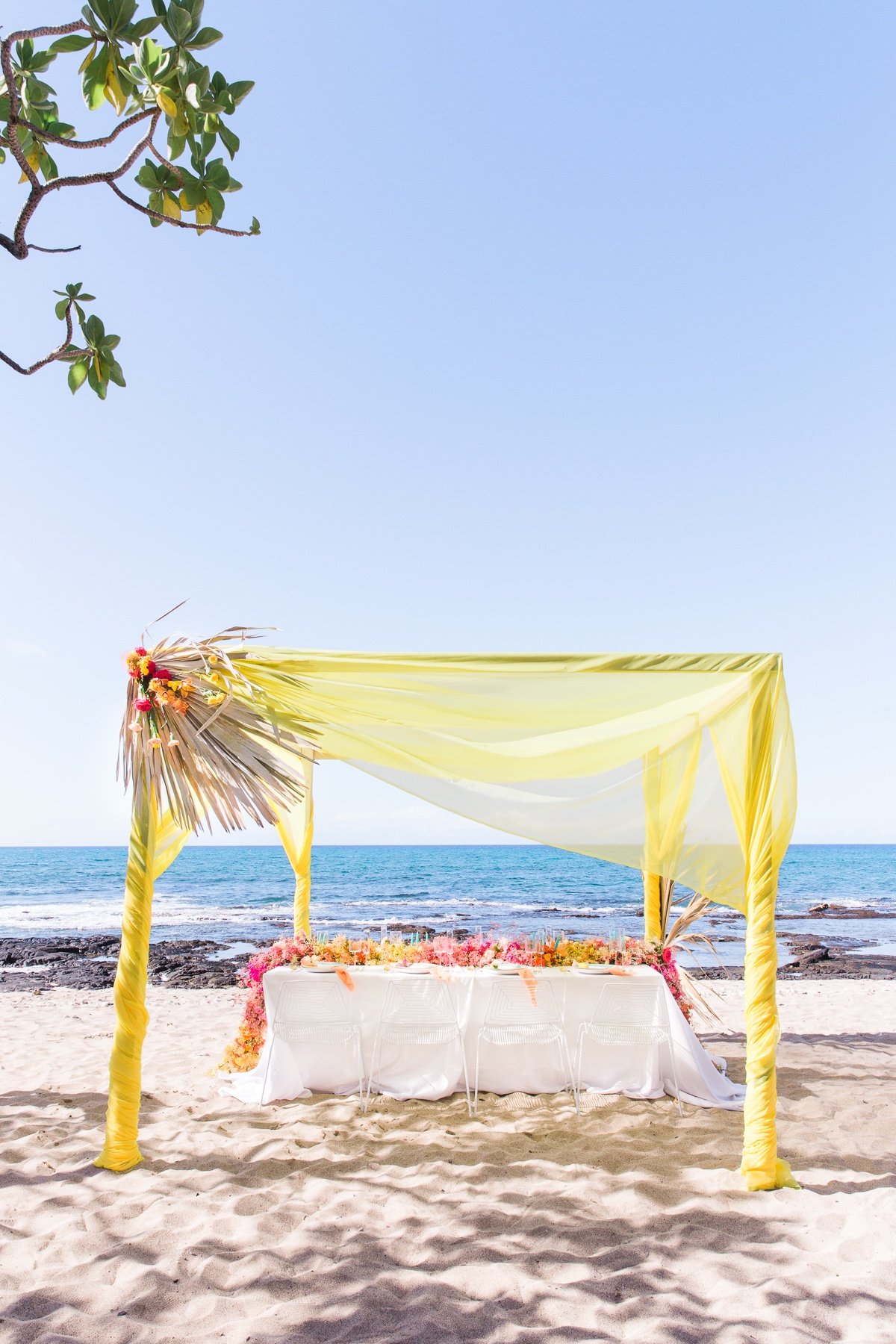 beach wedding reception ideas