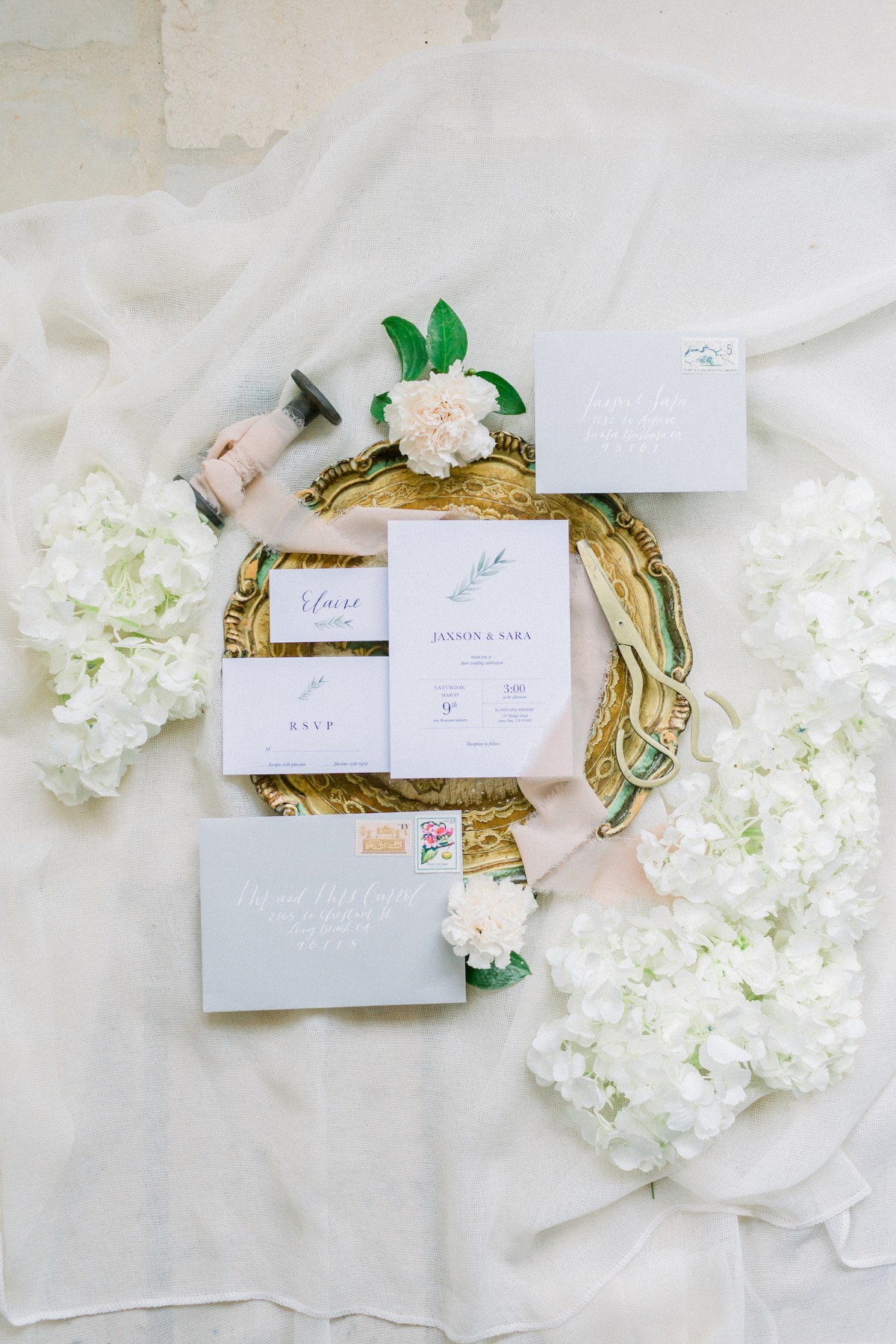 wedding invitations by Jessica Yee Calligraphy