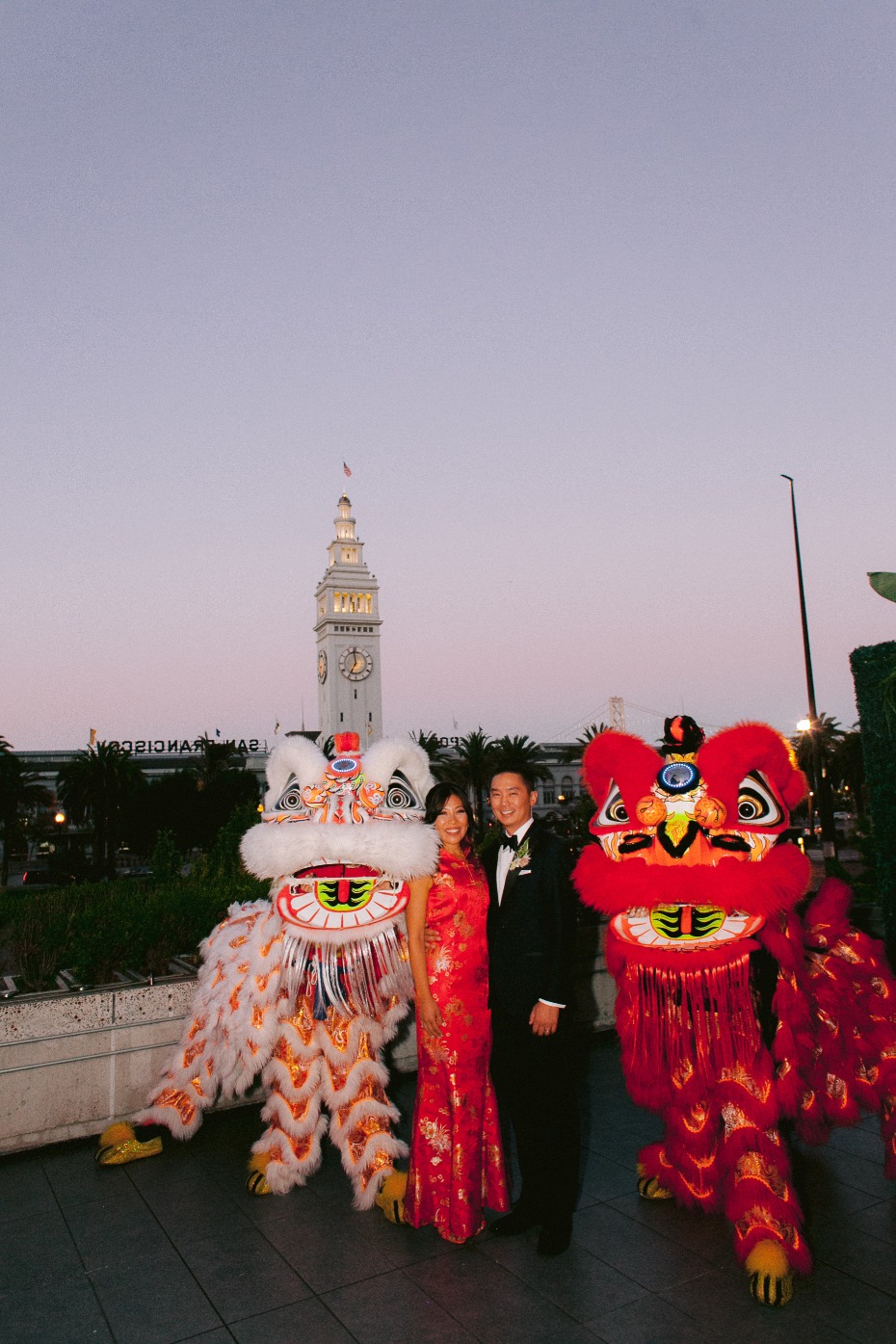 Harborview Restaurant & Bar Wedding with Chinese Dragons