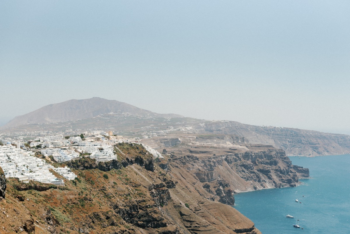 Santorini island wedding
