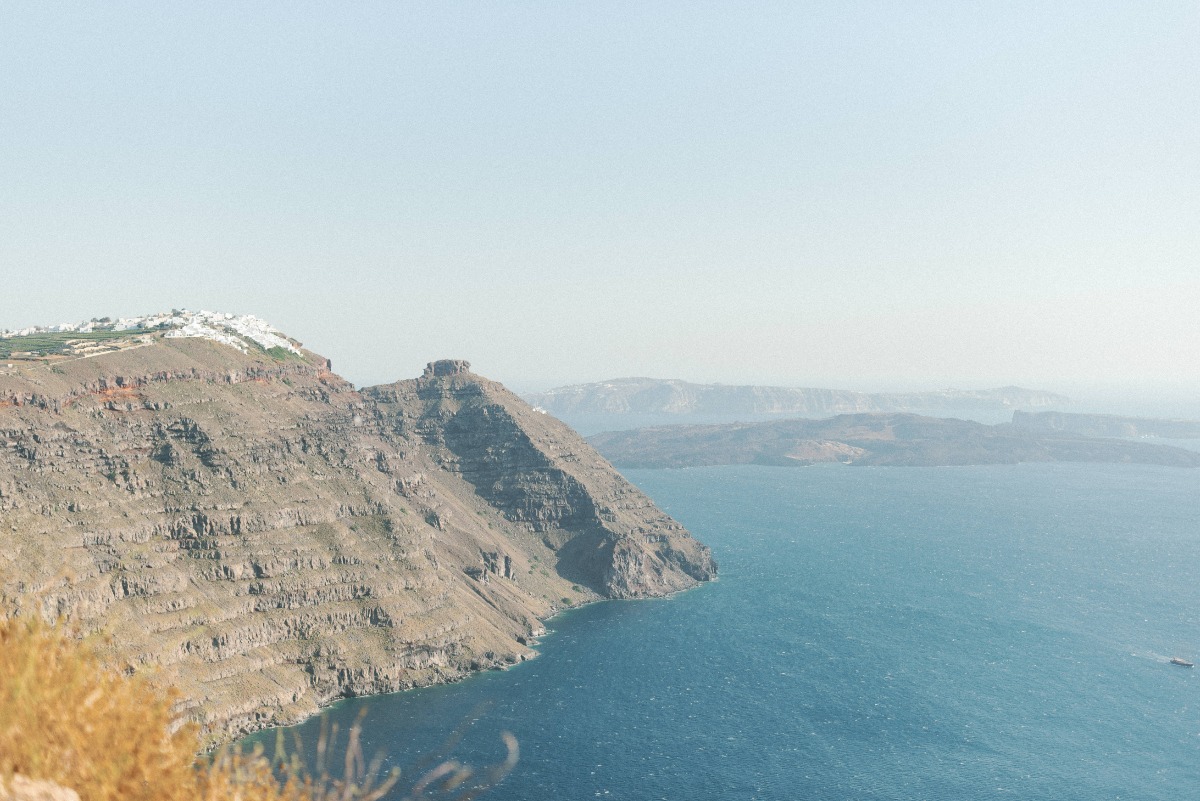 Santorini island wedding