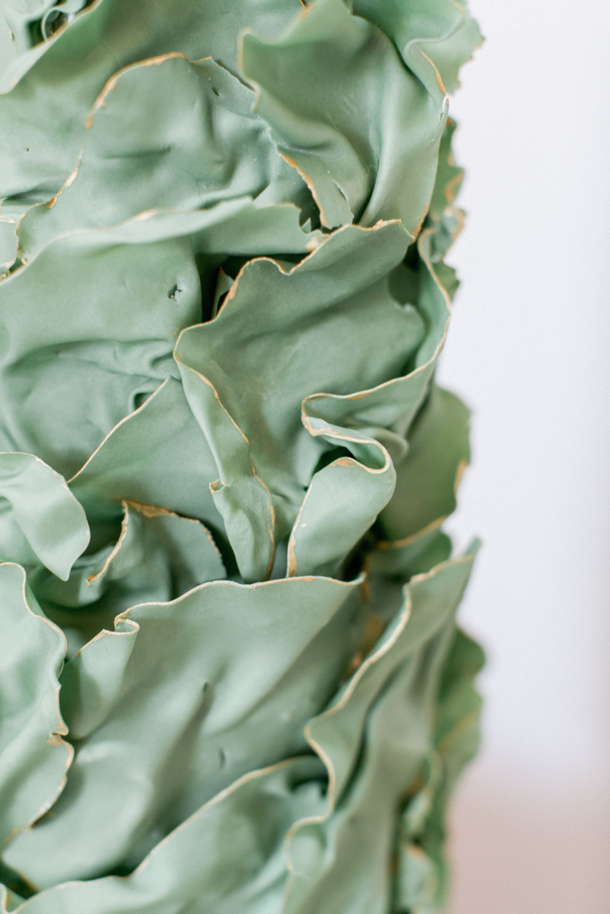 mint green wedding cake