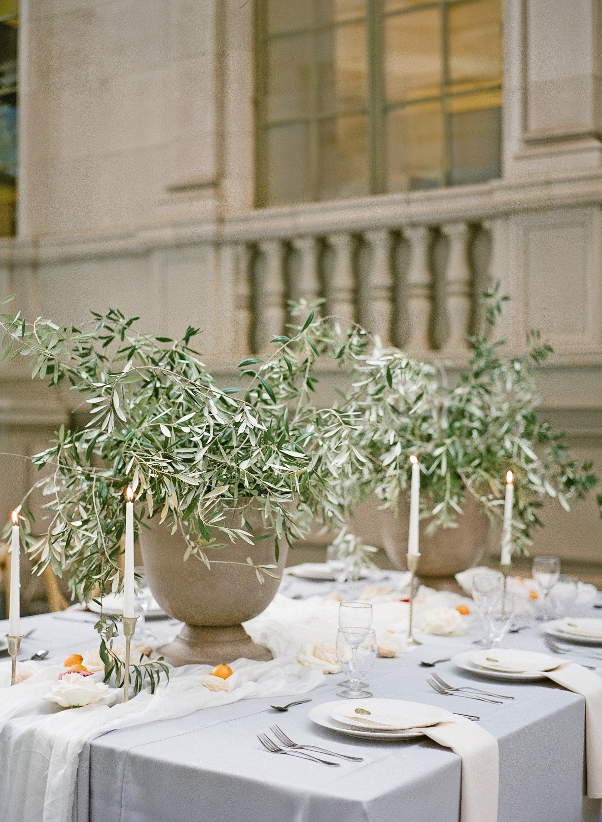 luxury yet rustic intimate wedding reception ideas at the Millennium Biltmore