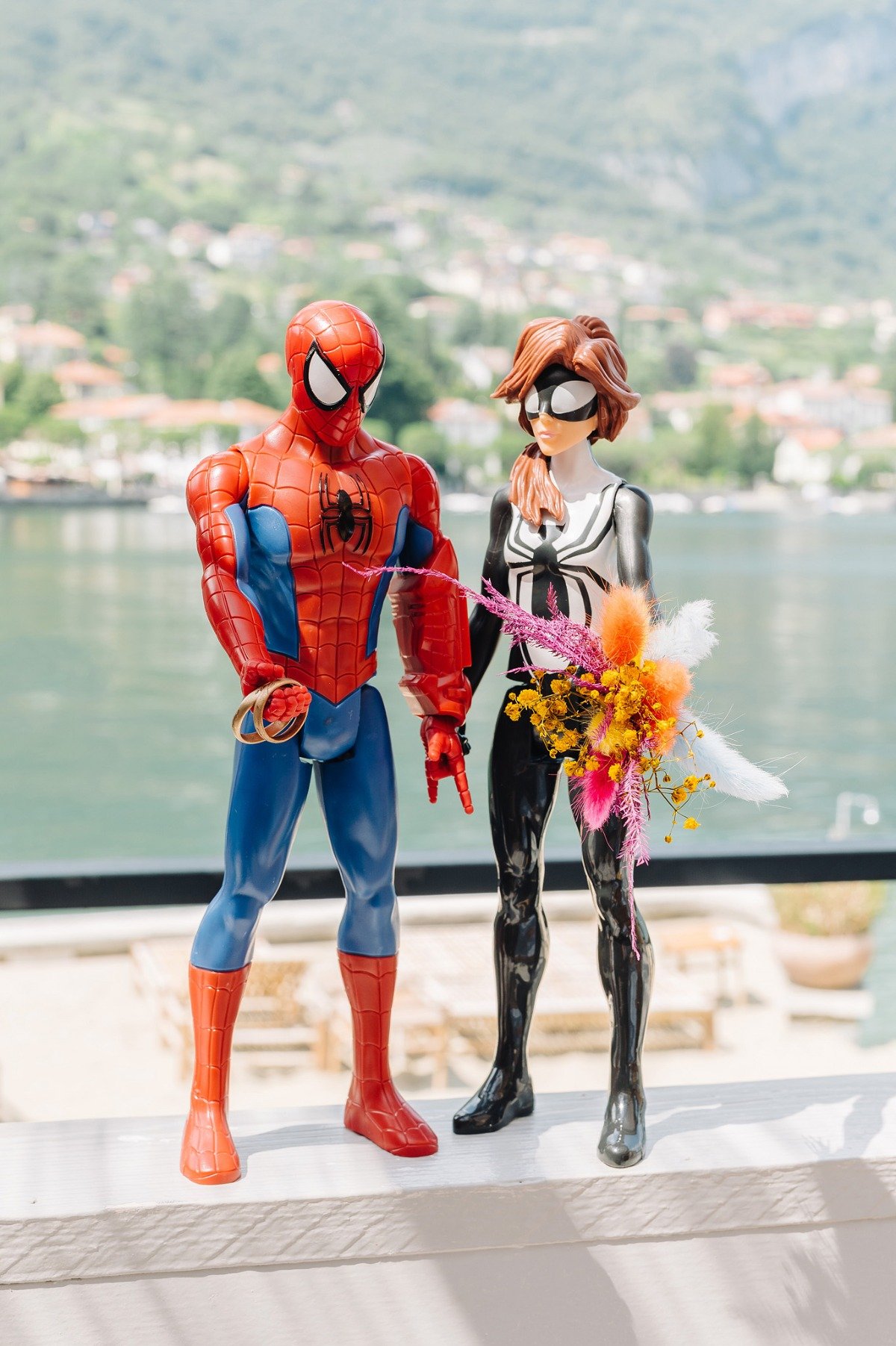 comic book inspired wedding ceremony