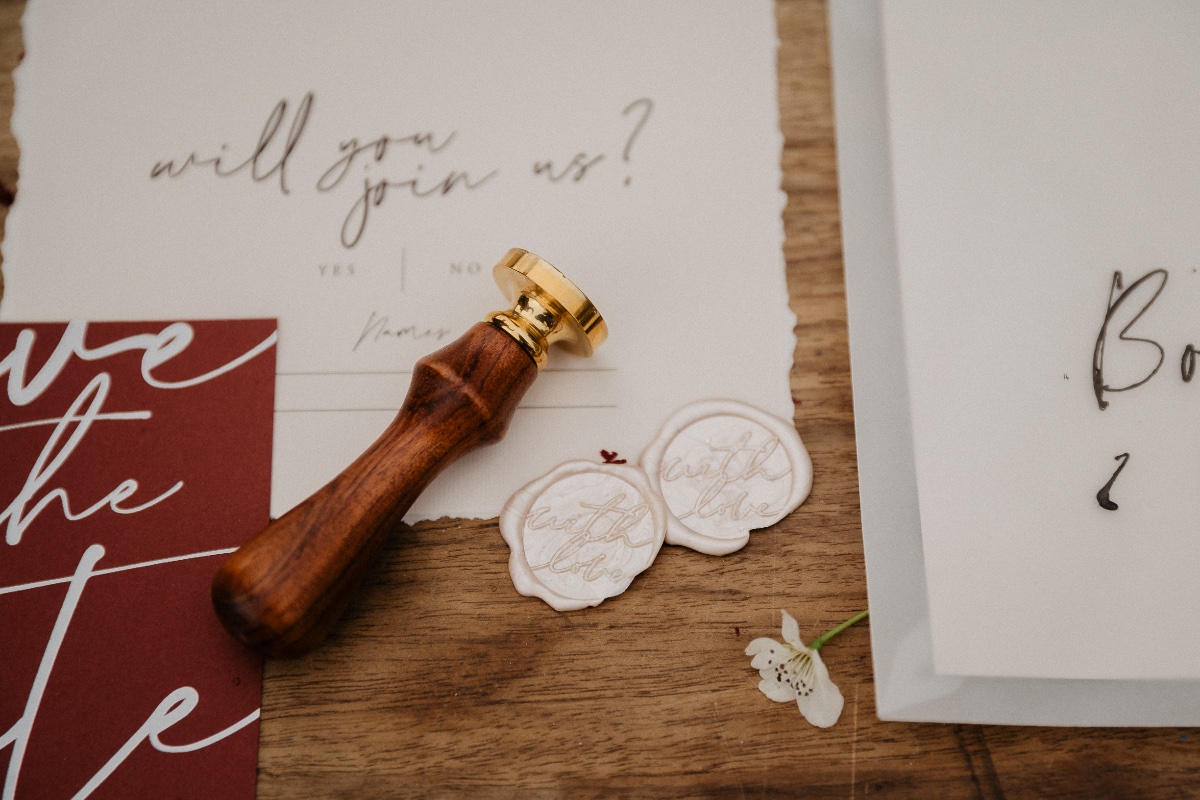 French inspired wedding invitations