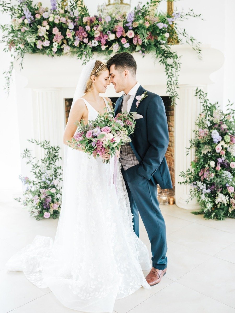 The Loveliest Lavender Wedding Ideas at Northbrook Park a UK  Wedding Venue