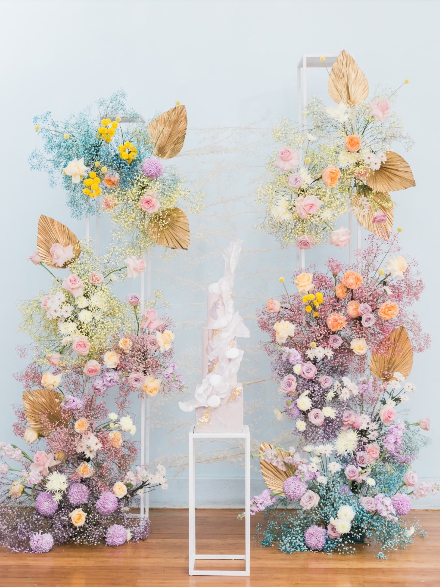 Shimmer Up Your Wedding with these Iridescent Rainbow Wedding Ideas
